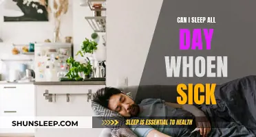 Should You Sleep All Day When Sick?