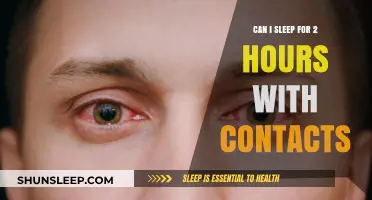 Short Snooze with Contacts: Risks and Recommendations for Eye Health