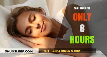 Sleepless Nights: The Surprising Truth About 6 Hours of Sleep
