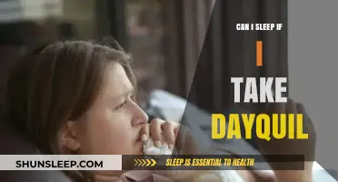 Dayquil and Sleep: A Safe Combination?