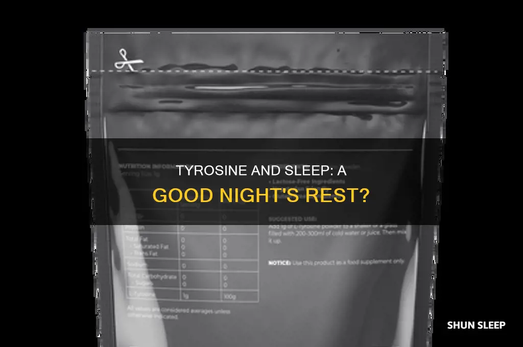 can i sleep if i take tyrosin