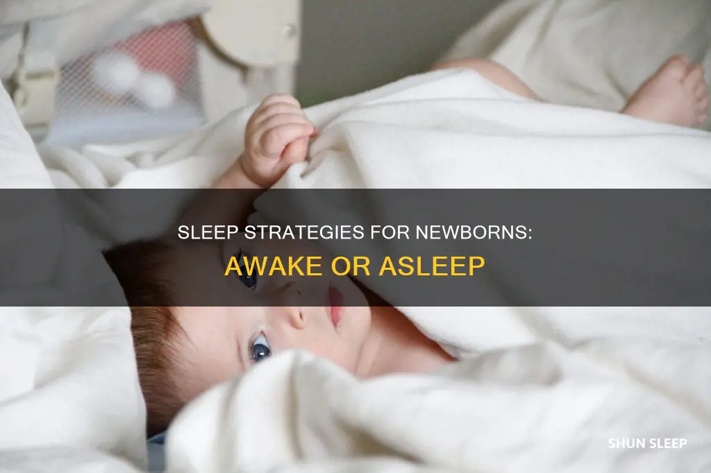 can i sleep if my newborn is awake