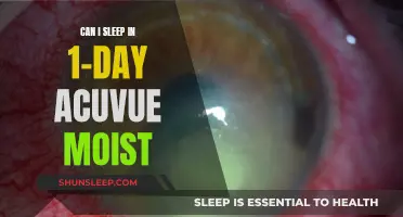 A Comfortable Night's Sleep with 1-Day Acuvue Moist