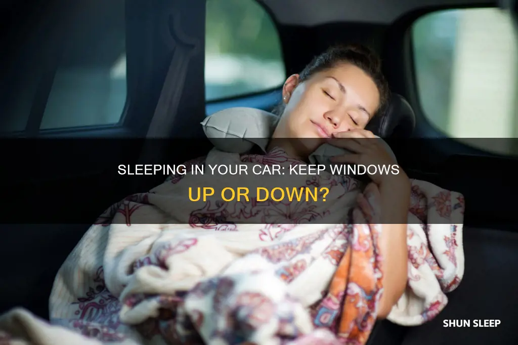can i sleep in car without opening windows up