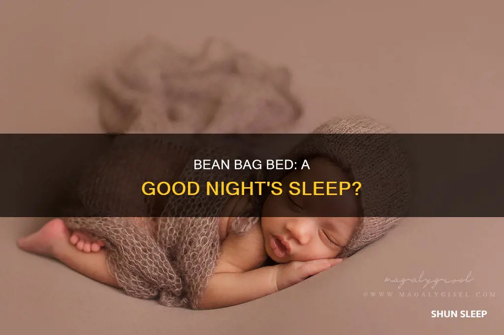 can i sleep on a bean bag