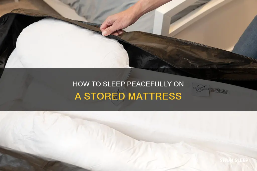 can i sleep on a mattress in a storage bag