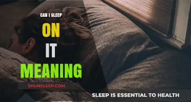 What Does "Sleep on It" Mean?