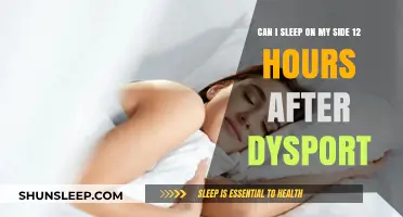 Side Sleeping After Dysport: What You Need to Know