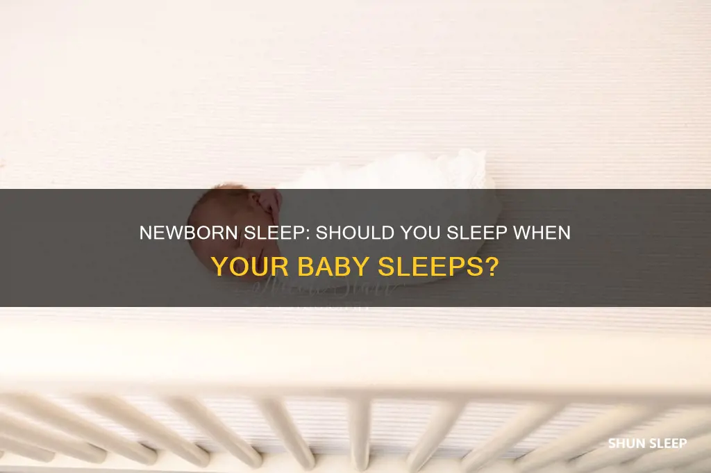 can i sleep while my newborn sleeps