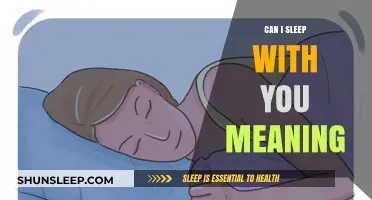 What Does "Can I Sleep With You" Really Mean?