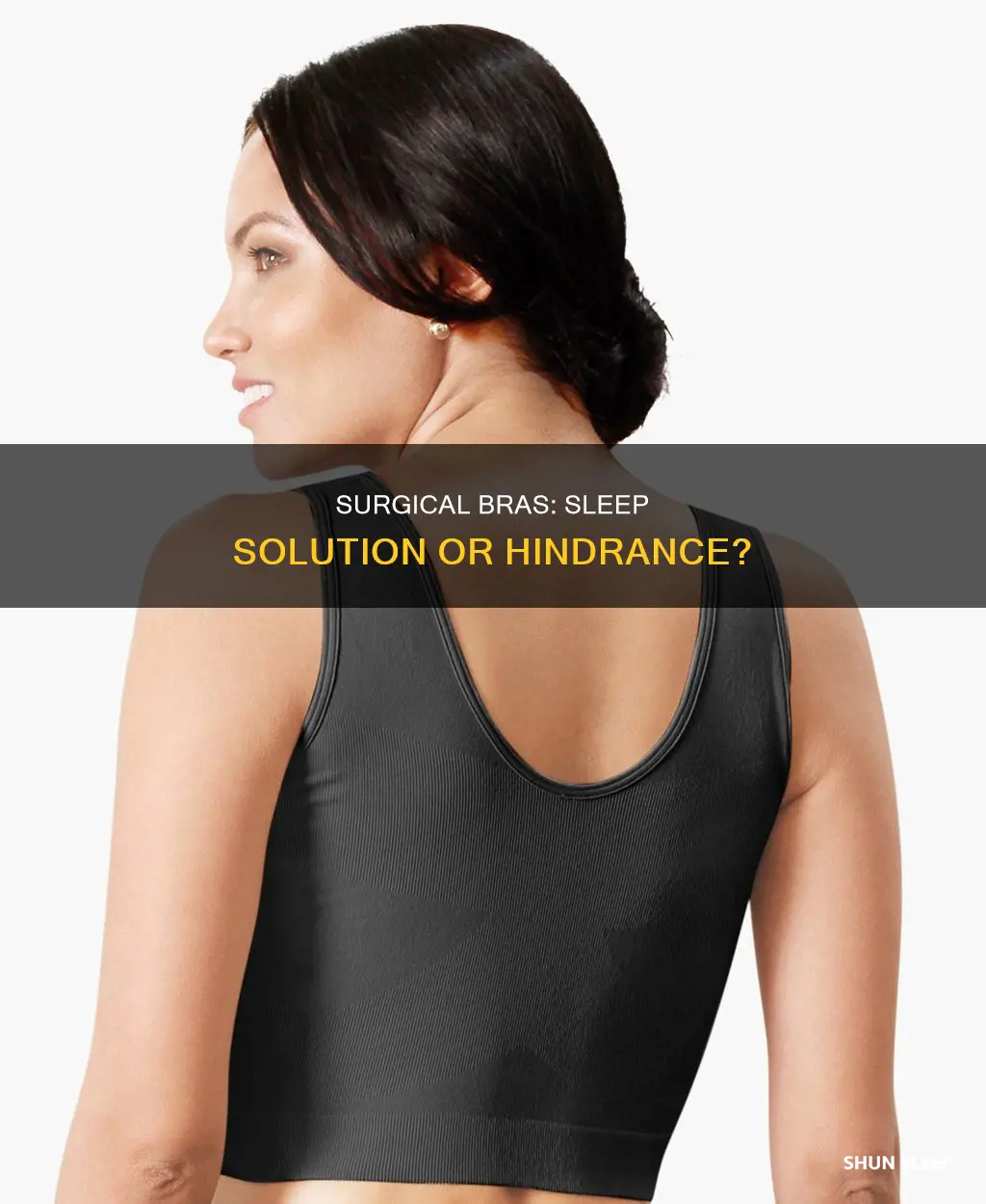 can i sleep without a surgical bra