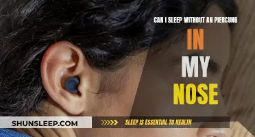 Piercing Aftercare: Sleeping with Nose Piercing