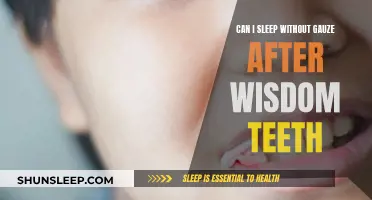 Wisdom Teeth: Gauze-Free Sleep, Safe or Not?