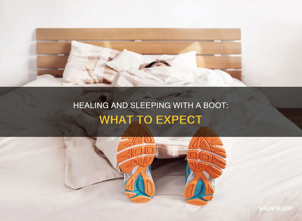 can i sleep without my boot