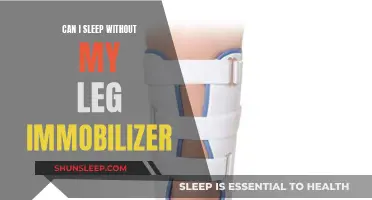 Leg Immobilizer: Can You Sleep Without It?