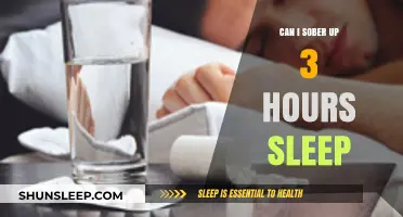 Sobering Up: Is 3 Hours of Sleep Enough?