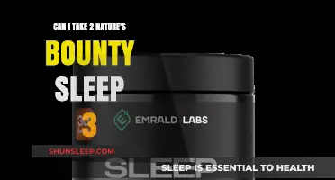 Nature's Bounty Sleep: Safe to Double Up?
