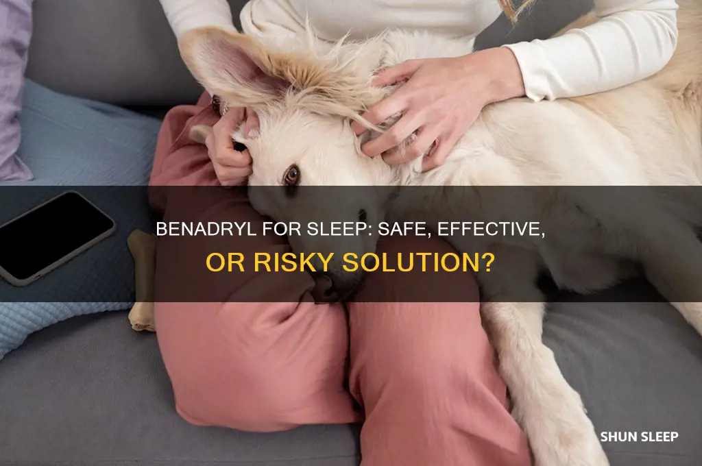 can i take a benadryl to help me sleep