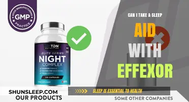 Sleep Aids and Effexor: Safe Mix?