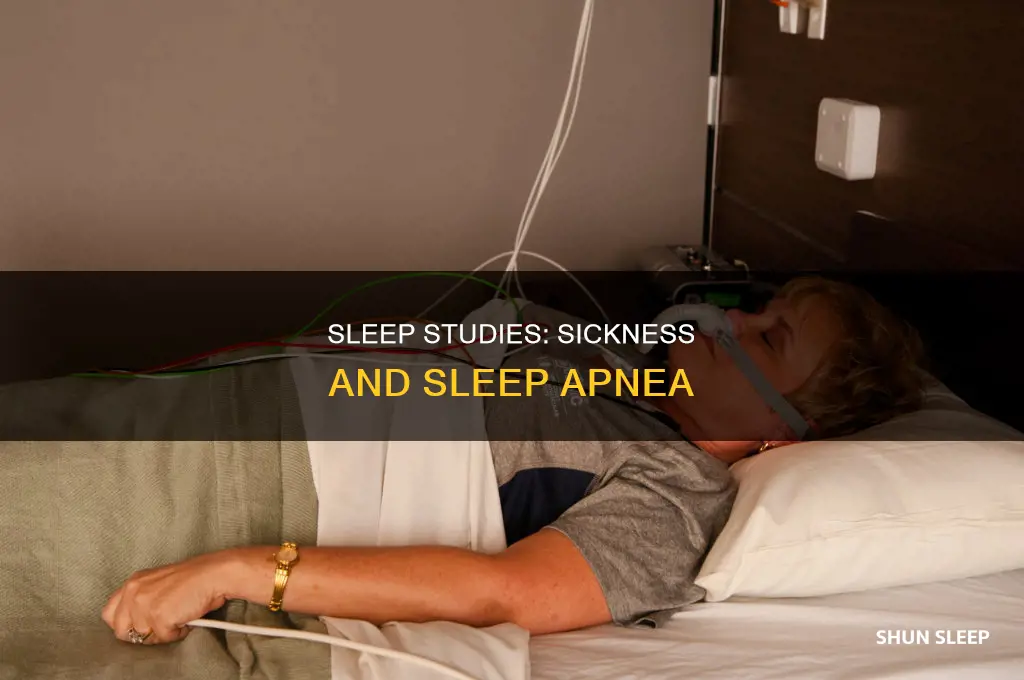 can i take a sleep study while sick
