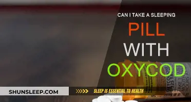 Sleeping Pills and Oxycodone: Safe Mix?