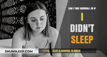 Adderall XR: Sleep-deprived Use?