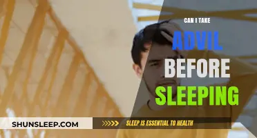 The Impact of Taking Advil Before Sleep
