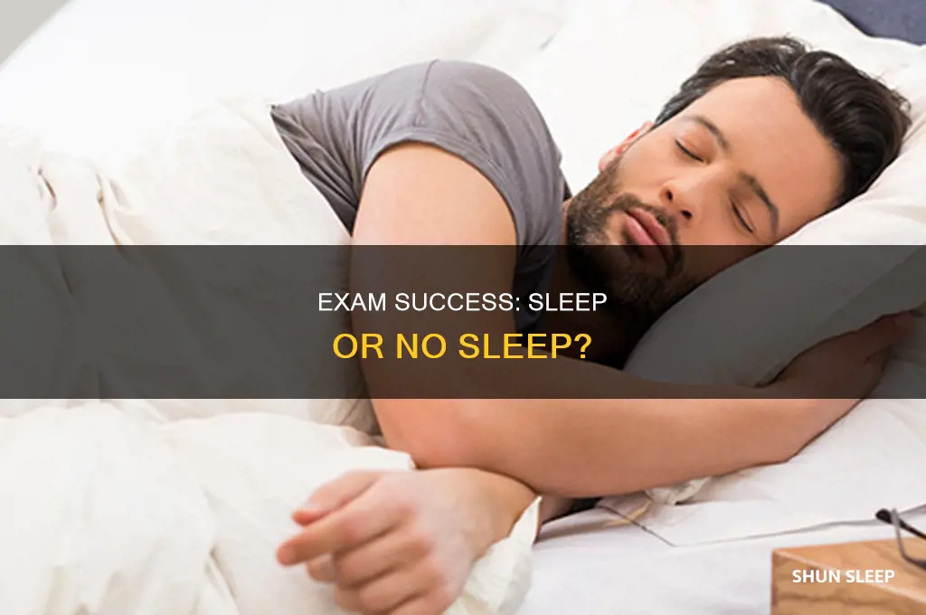 can i take an exam without sleep
