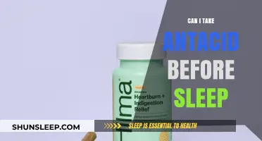 Antacids Before Bed: A Good Night's Sleep?