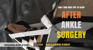 Should You Sleep Without a Boot After Ankle Surgery?
