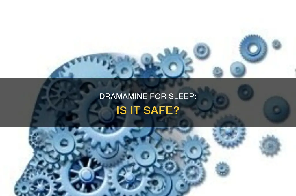 can i take dramamine to sleep