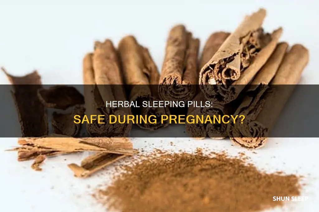 can i take herbal sleeping pills when pregnant
