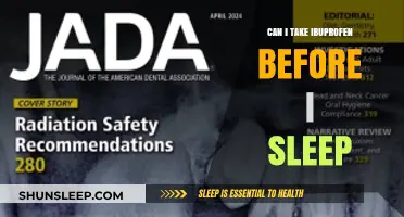 Ibuprofen Before Bed: Safe or Not?