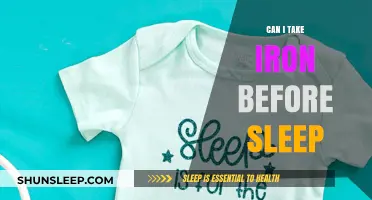 Iron Intake: Before Sleep or Not?