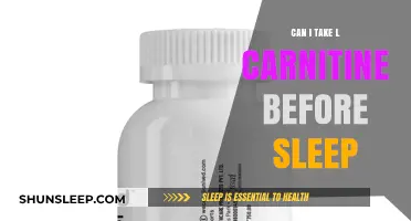 L-Carnitine Before Sleep: Is It a Good Idea?