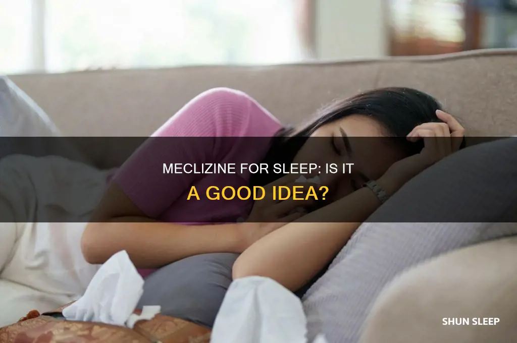 can i take meclizine for sleep