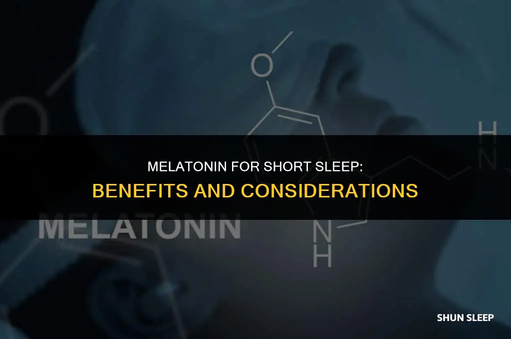 can i take melatonin for 3 hours of sleep
