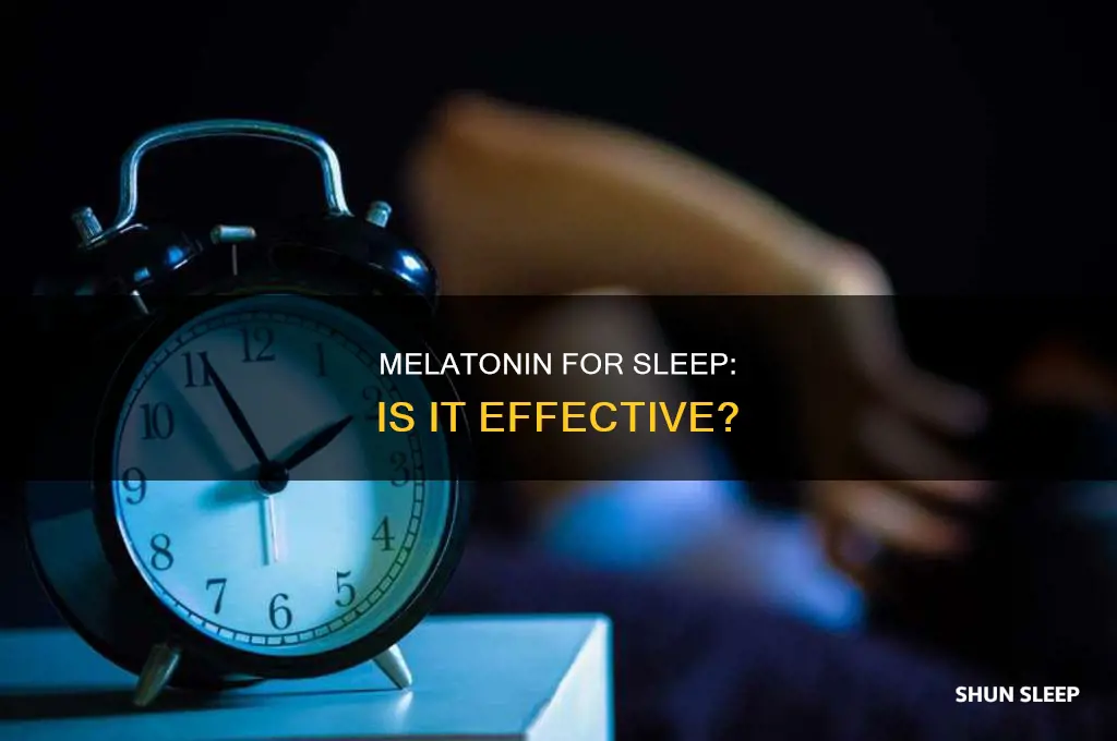 can i take melatonin to fall back sleep