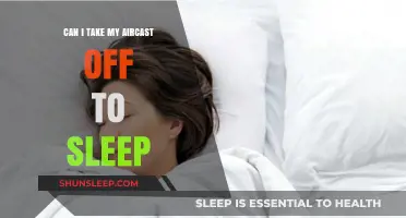 Aircast at Night: To Remove or Not?