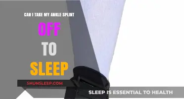 Ankle Splint: Should You Sleep With It On?