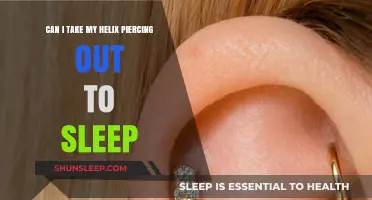 Helix Piercings: Sleeping with or without Jewelry?
