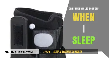 Should You Sleep with a Walking Boot On?
