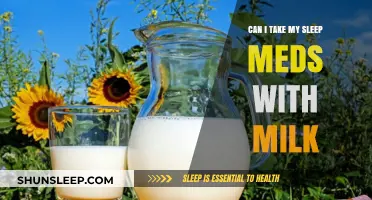 Sleep Meds and Milk: A Safe Mix?