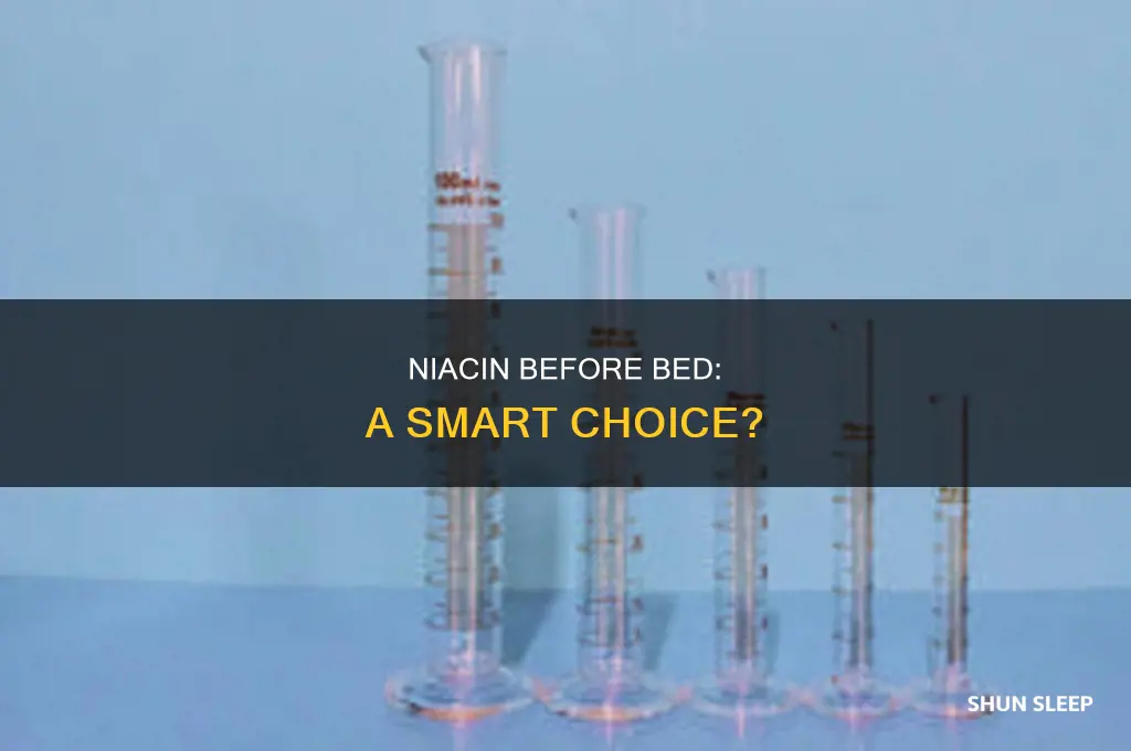 can i take niacin after sleeping