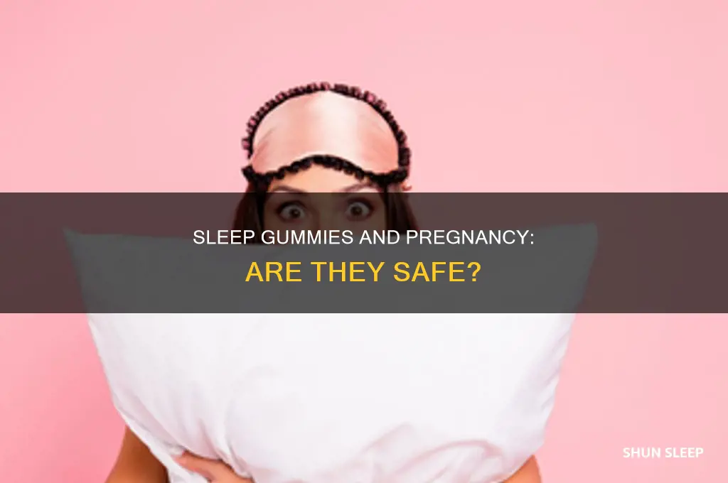 can i take olly sleep gummies while pregnant
