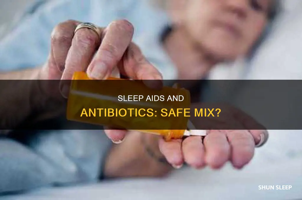 can i take otc sleep aid with ciprofloxacin
