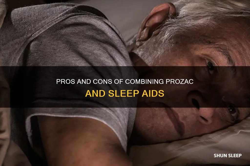 can i take prosac without something for sleep