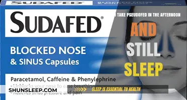 Pseudofed and Sleep: Safe Afternoon Combo?