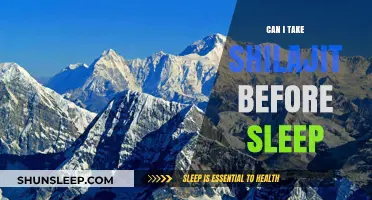 Shilajit Before Sleep: A Good Idea?