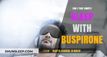 Sleep Aids: Simply Sleep and Buspirone Interactions